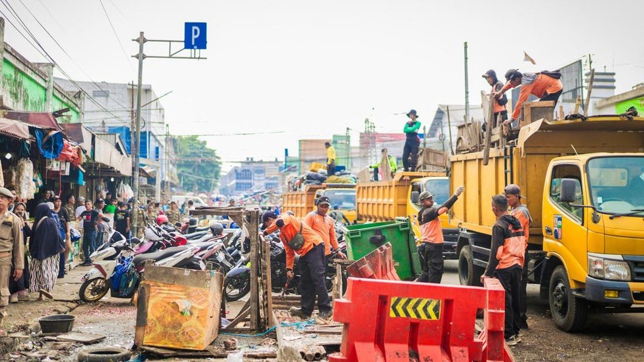 120 Lapak PKL Ditertibkan di Bogor Jelang Pembangunan JPO MA Salmun