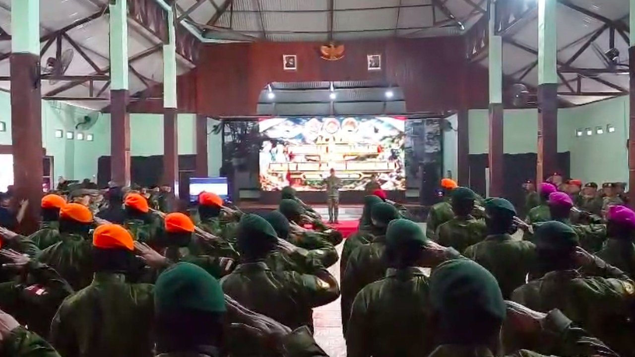 136 Prajurit TNI di Papua Raih Kenaikan Pangkat Luar Biasa