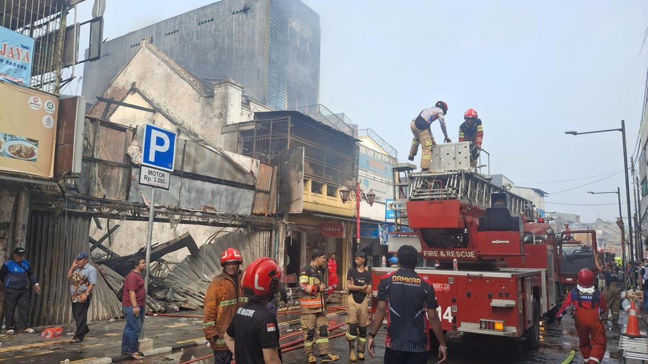 3 Ruko di Bogor Terbakar, Diduga Akibat Korsleting Listrik