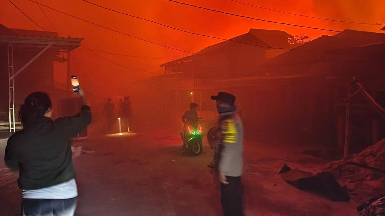 305 Rumah Hangus Akibat Kebakaran Lahan Gambut di Bangka Selatan