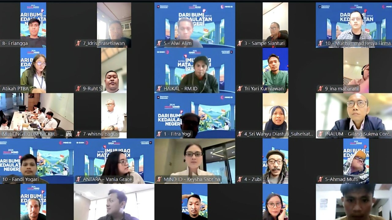 60 Jurnalis Lolos Final MediaMIND 2026, Siap Jelajahi Operasional Tambang Grup MIND ID