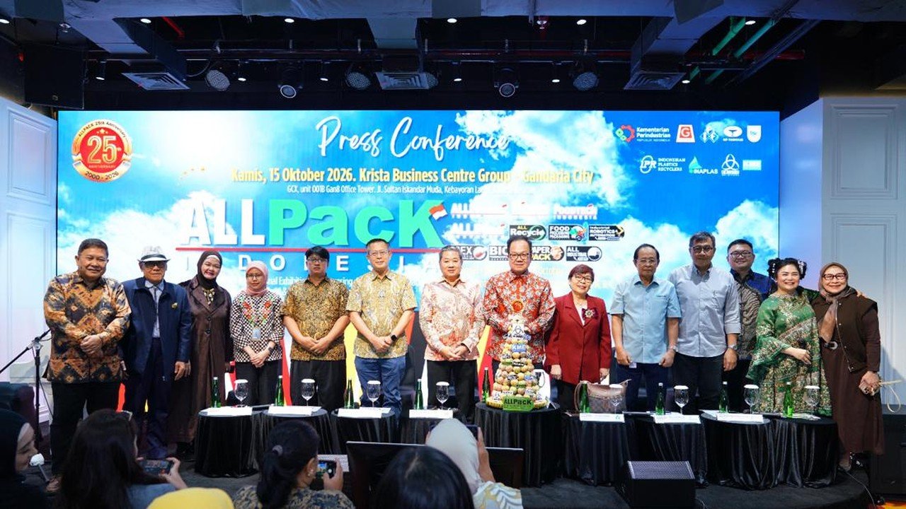 ALLPack Indonesia 2026: Pameran Internasional Bidik Pertumbuhan Industri Kemasan Nasional