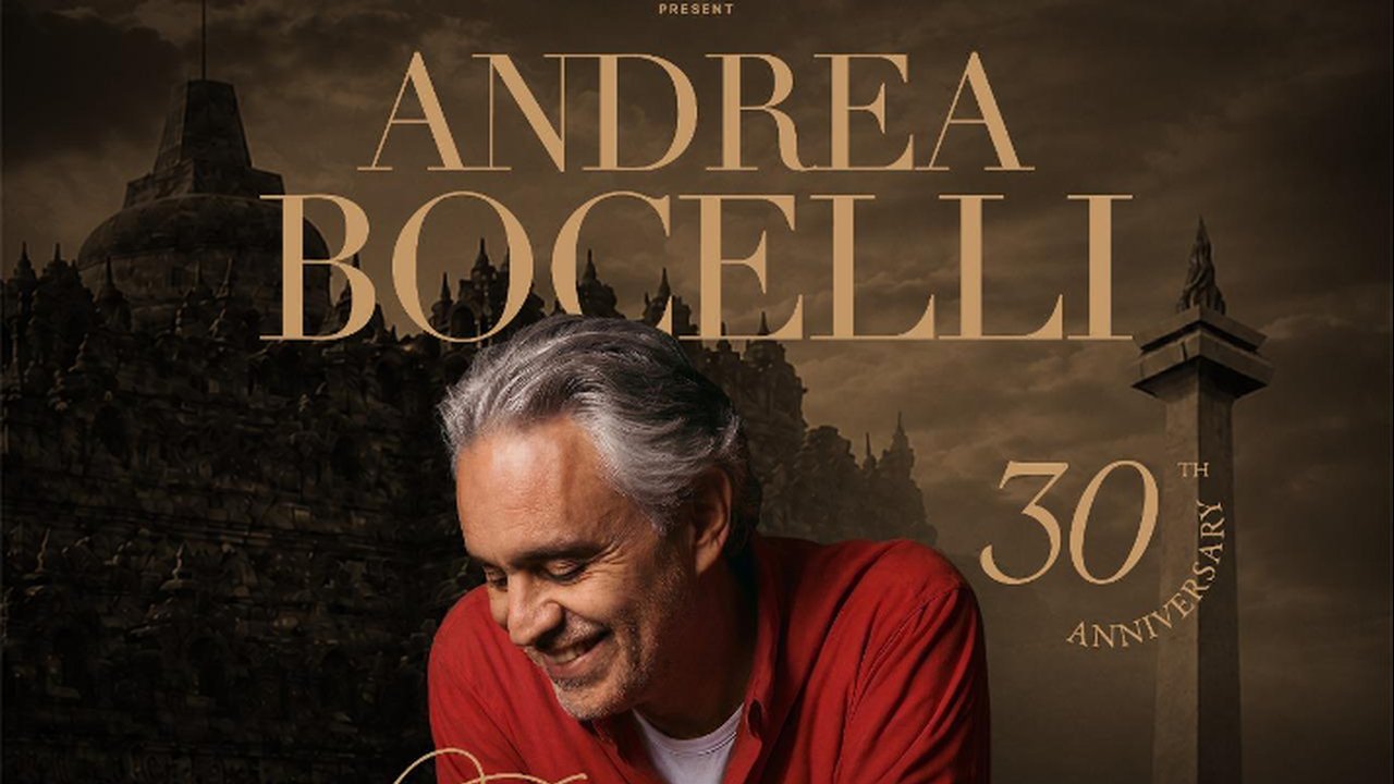 Andrea Bocelli Gelar Konser di Indonesia, Bawa Misi Perdamaian dan Kemanusiaan