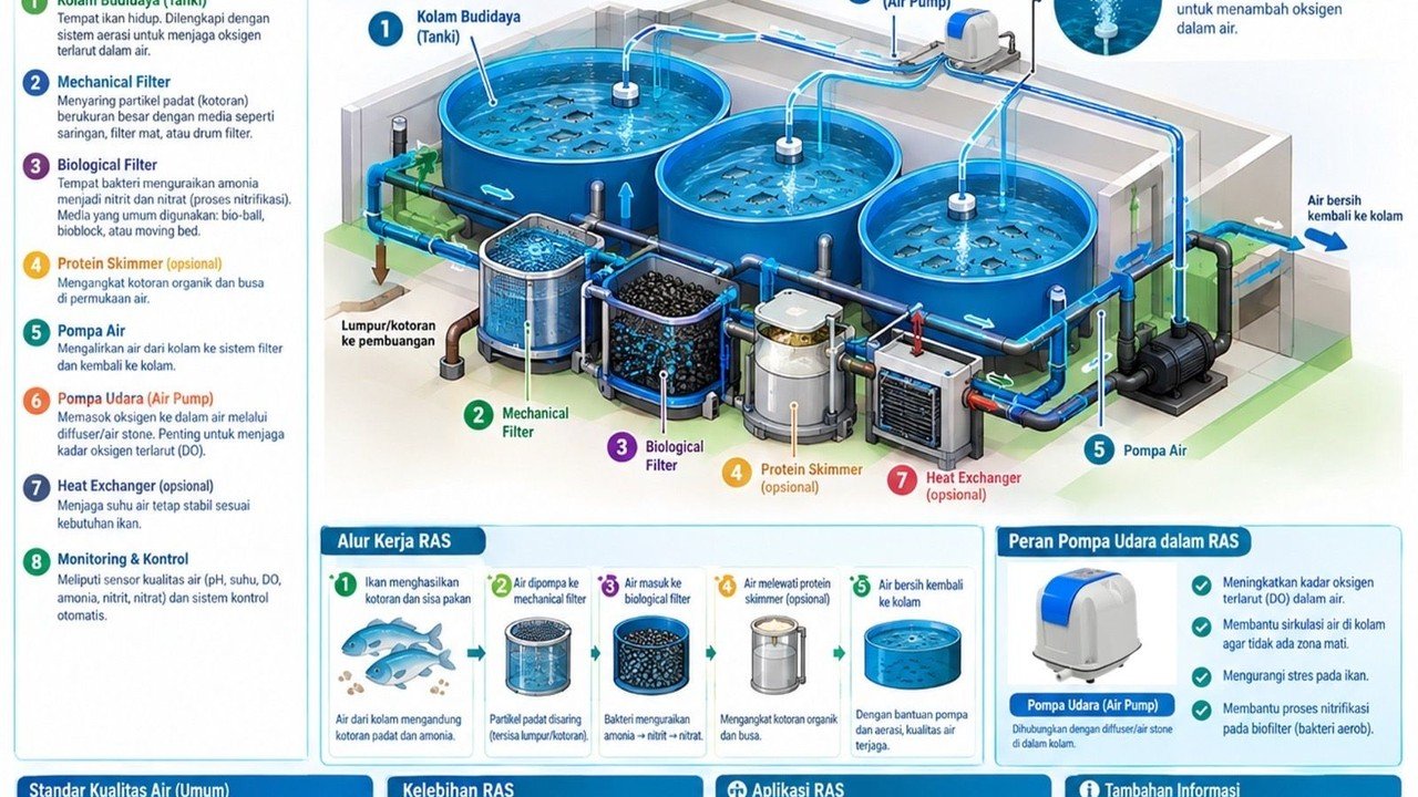 Bioflok dan RAS: Kunci Sukses Budidaya Ikan Modern