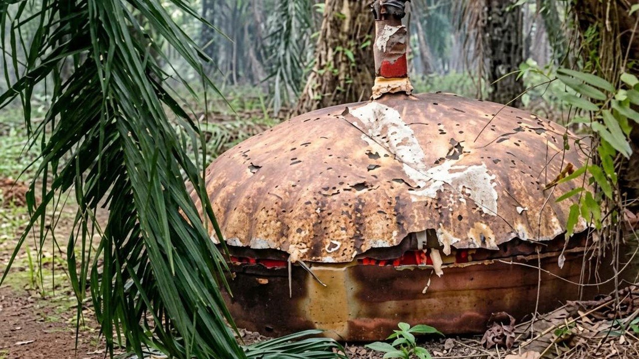 BRIN Konfirmasi Sampah Roket China Jatuh di Kebun Sawit Kalimantan
