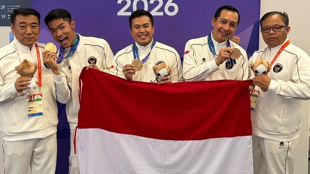 Briptu Fawwaz Sumbang Perunggu Menembak untuk Indonesia di Asian Games 2026