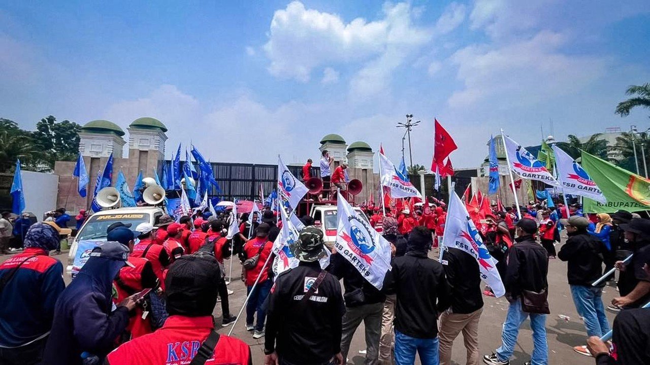 Buruh Gelar Aksi di DPR, Polda Metro Jaya Apresiasi Ketertiban Massa