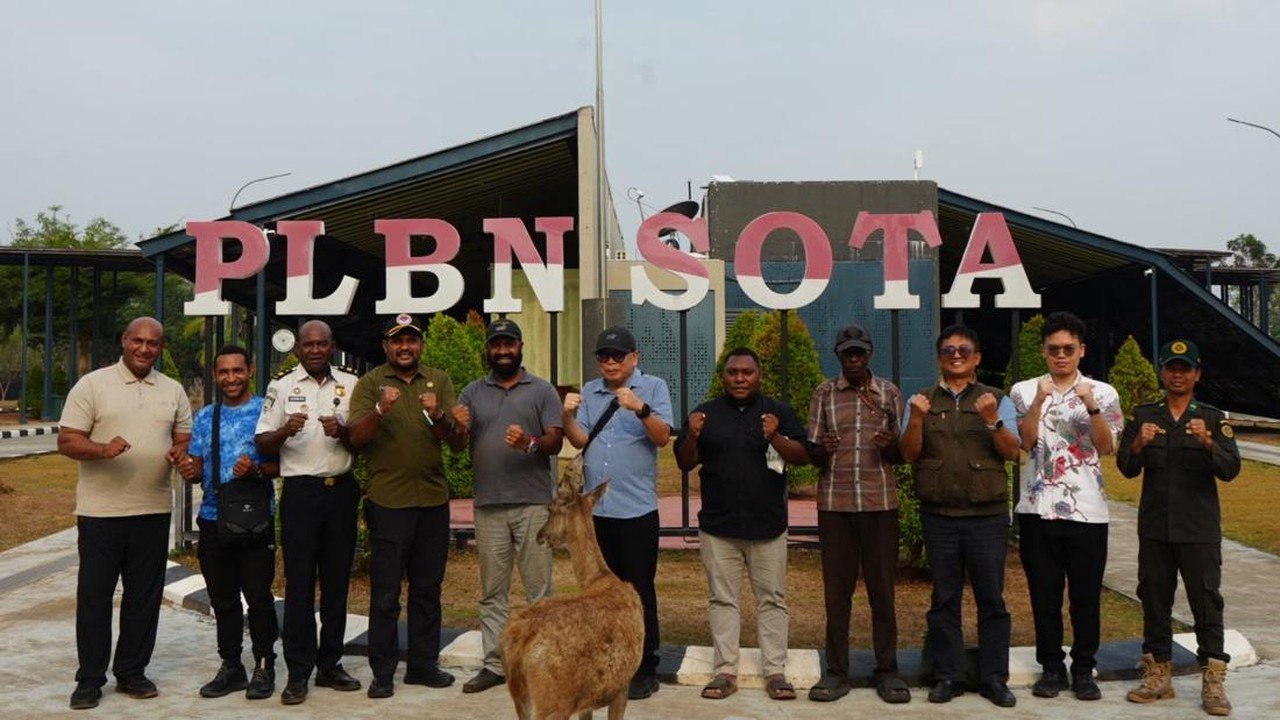 Delegasi Papua Nugini Jelajahi Fasilitas Perbatasan di PLBN Sota
