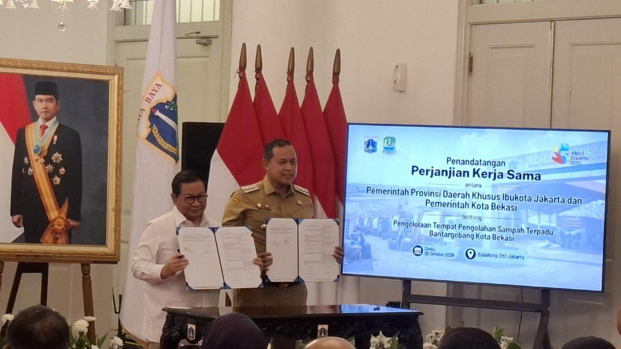 DKI Jakarta dan Bekasi Sepakat Kelola Sampah Bantargebang, Pramono Klaim Tanpa Drama