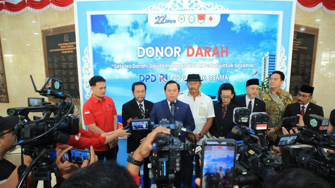 DPD RI Rayakan HUT ke-22 dengan Aksi Donor Darah Serentak Nasional