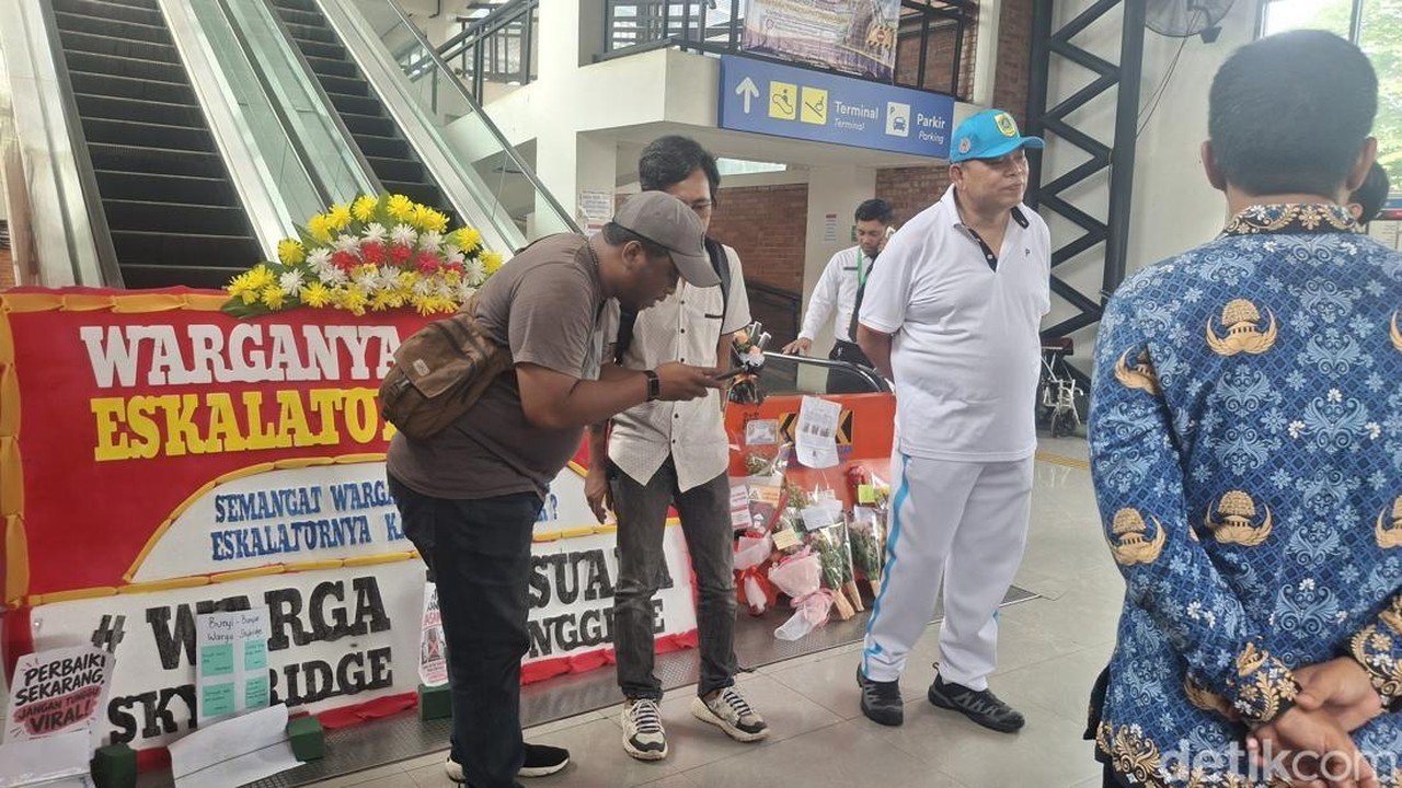 Eskalator Skybridge Bojonggede Mati Setahun, Dishub Janji Segera Perbaiki