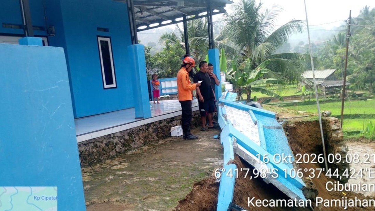 Gempa Bogor M 4,1: Ratusan Rumah Rusak, 1 Warga Terluka