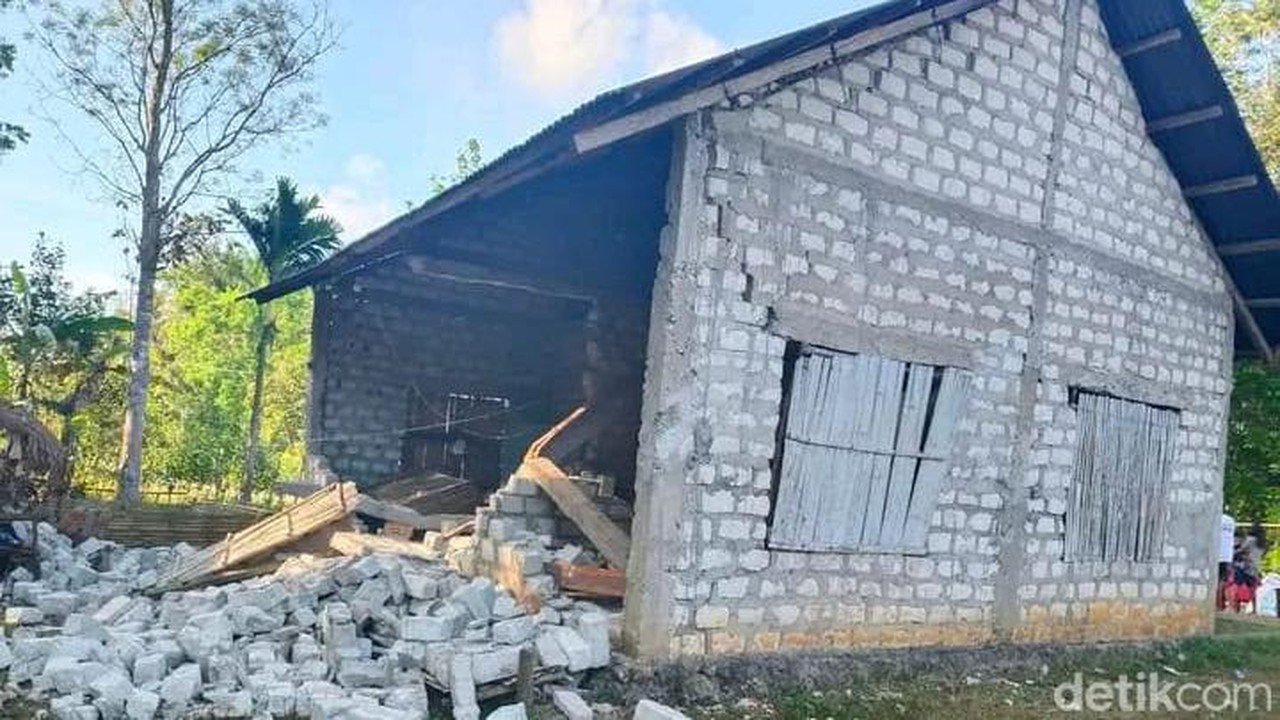 Gempa Sumba Barat Daya M 6,1: Puluhan Rumah dan Fasilitas Umum Rusak