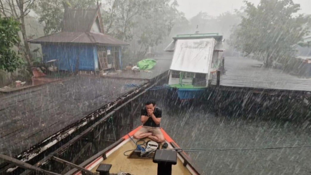 Hujan Guyur Kotawaringin Barat, Titik Panas Karhutla Turun Drastis