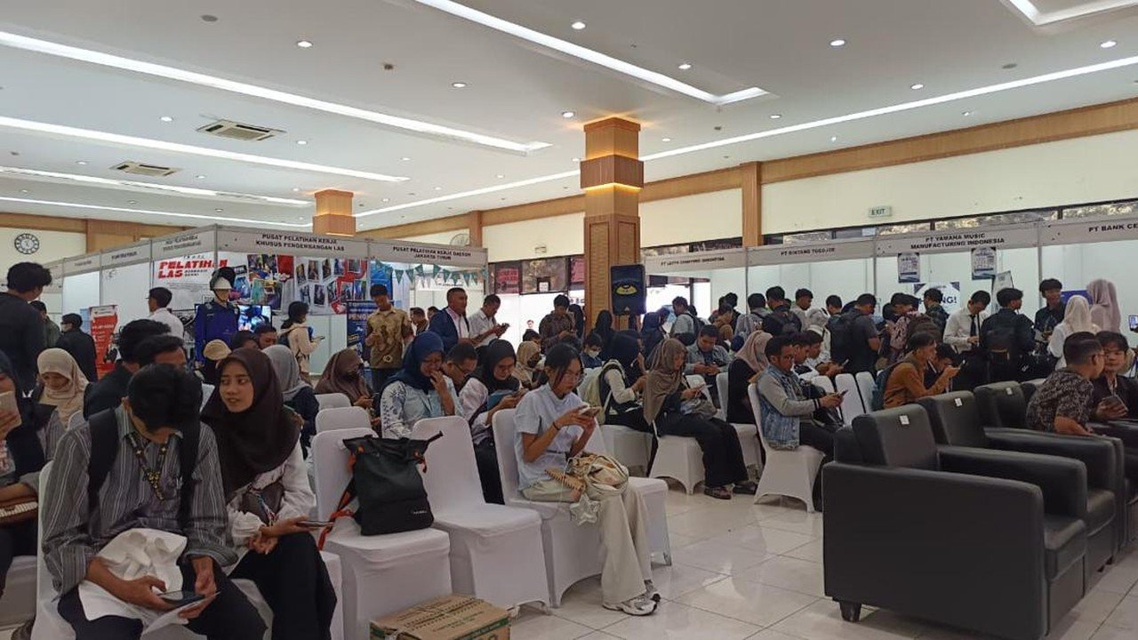 Job Fair Jakarta Timur Dibanjiri Pencari Kerja, Stefanus Berharap Segera Dapat Pekerjaan
