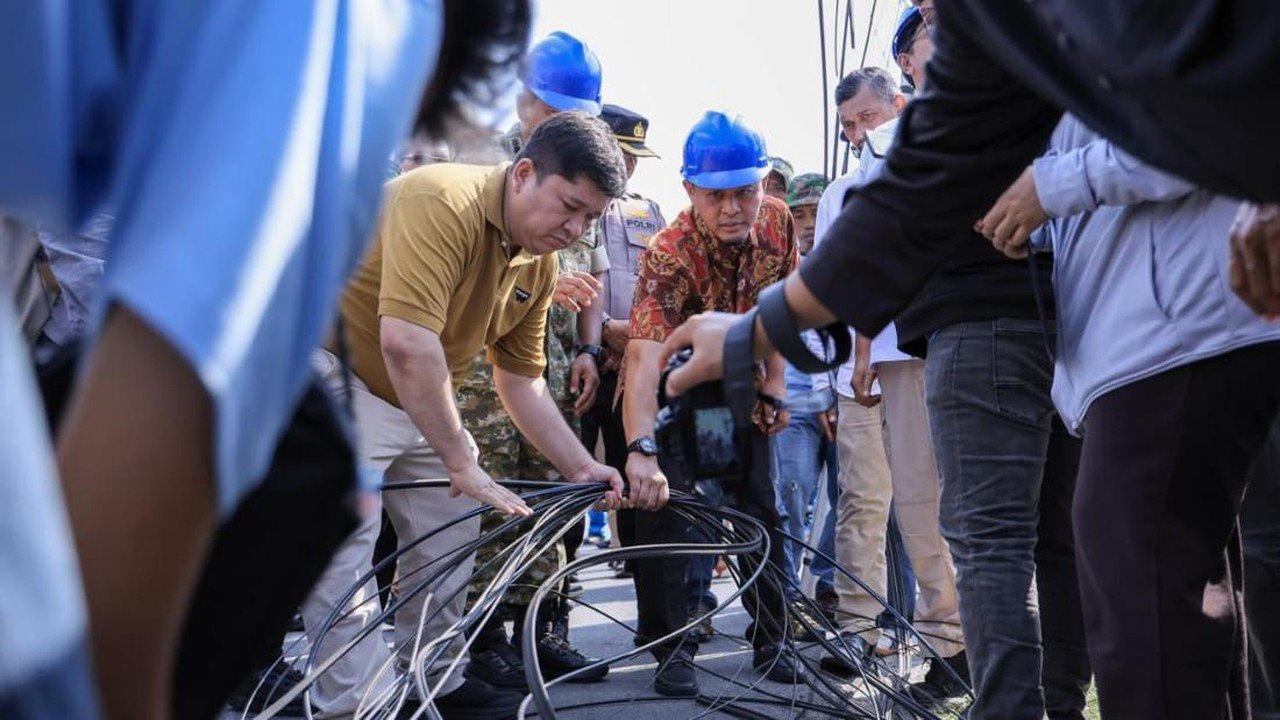 Kabel Optik Pekanbaru Akan Dibawah Tanah, Penataan Bertahap Mulai Dilakukan