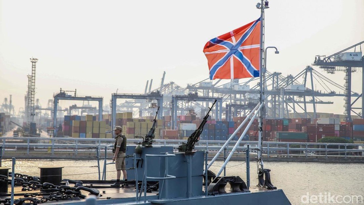 Kapal Perang Rusia Tiba di Tanjung Priok, Pererat Persahabatan dengan Indonesia