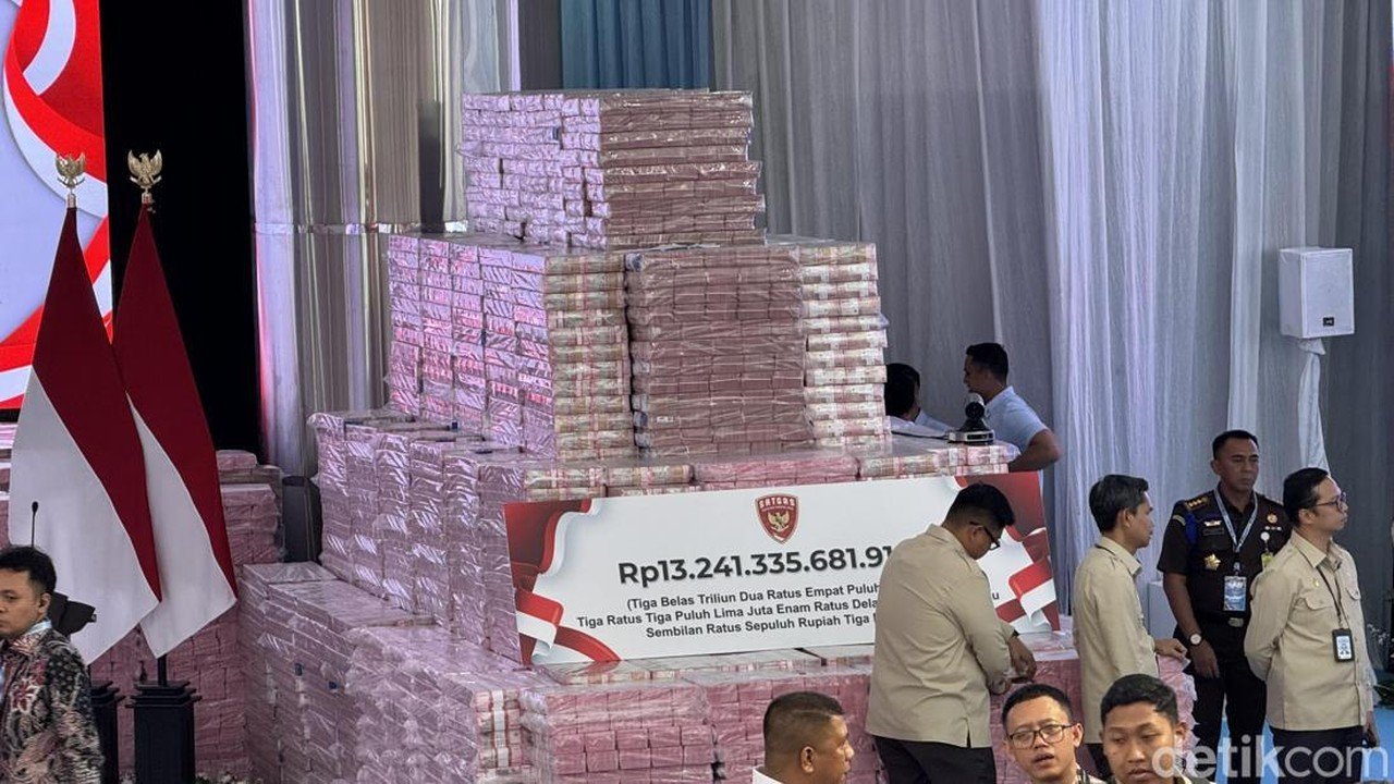 Kejagung Serahkan Rp 13,2 Triliun Hasil Denda ke Negara