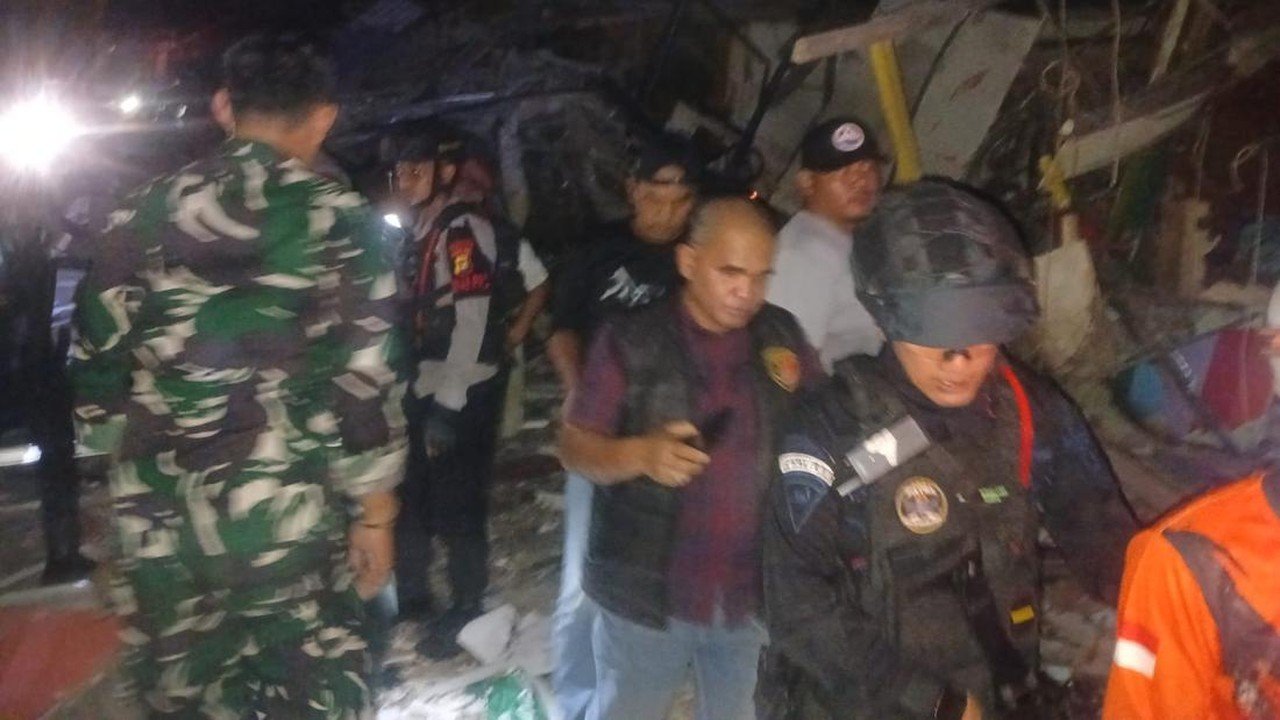 Ledakan Pasar Cimanggis Tangsel: Tim Gegana Polda Metro Jaya Turun Tangan