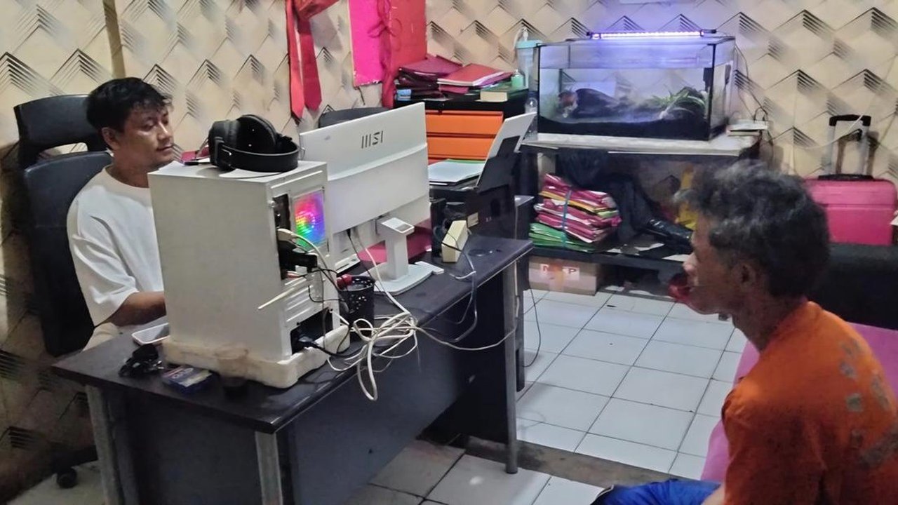 Maling Motor Bogor Terciduk Bersembunyi di Kali