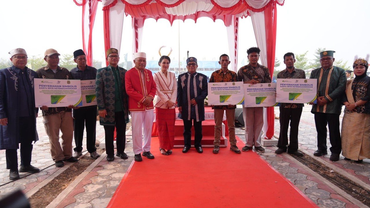 Maluku Utara Rayakan HUT ke-27 dengan Komitmen Perlindungan Pekerja Rentan