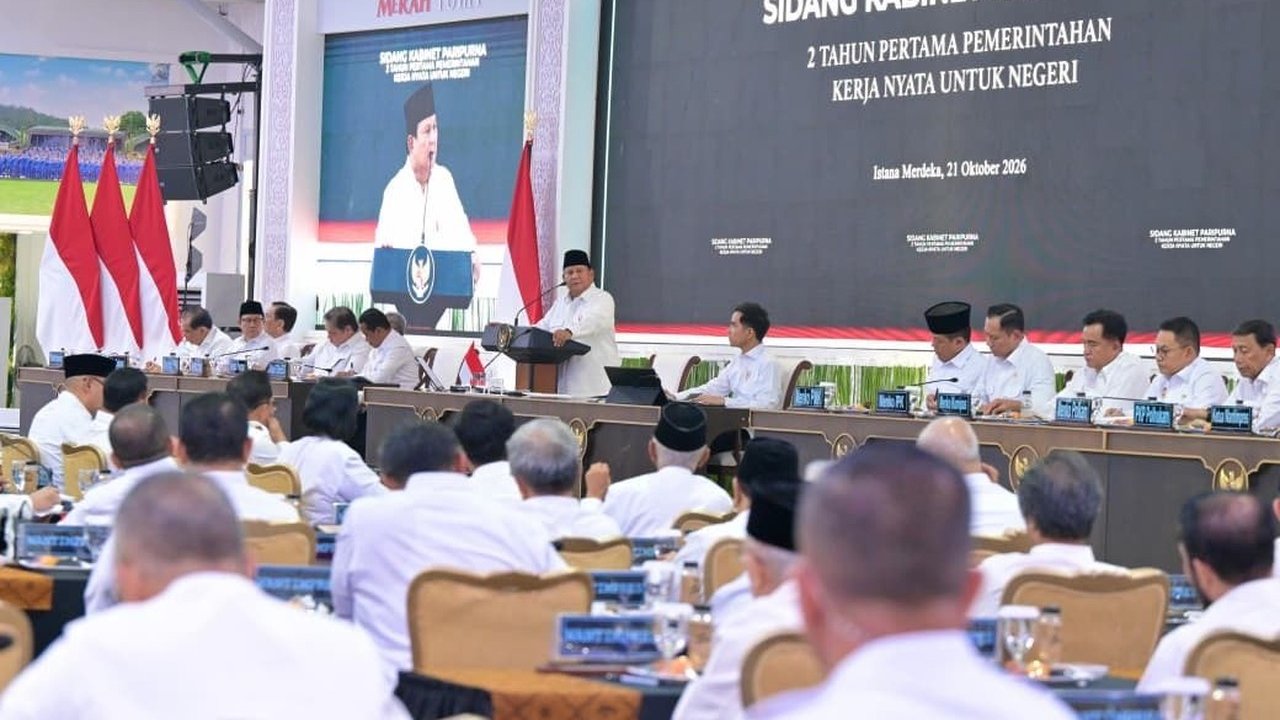 Mensos Gus Ipul Paparkan Capaian Kemensos di Sidang Kabinet 2 Tahun Pemerintahan Prabowo