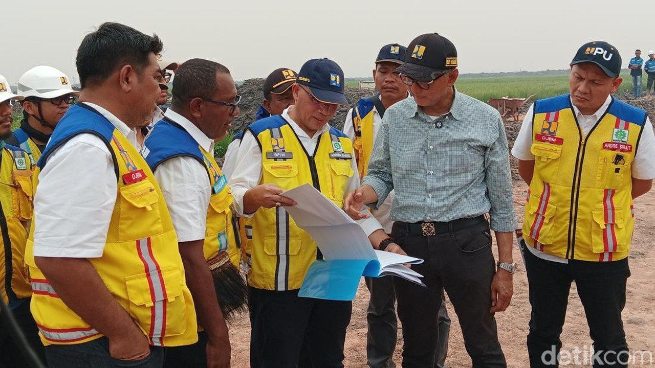Menteri PU Tinjau KSPEAN Wanam Merauke, Pastikan Kesiapan Air untuk Panen Perdana