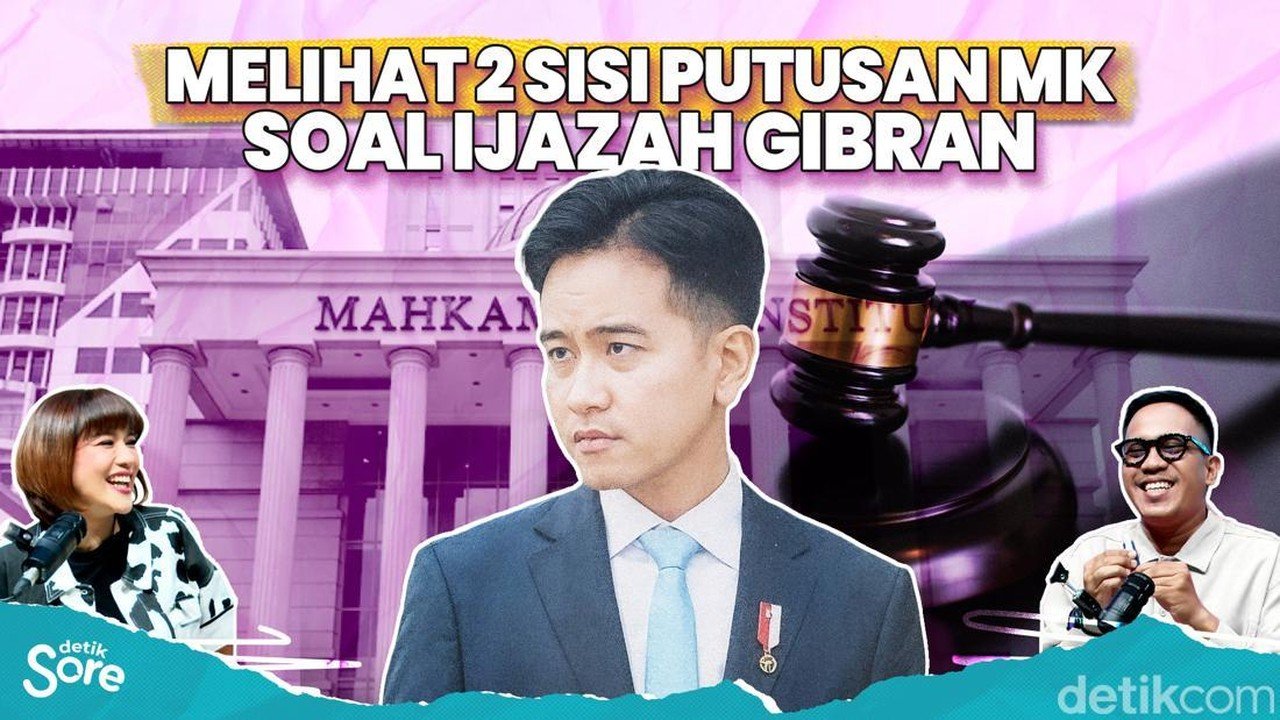 MK Tolak Gugatan Ijazah Gibran, KPU Diberi Tanggung Jawab Verifikasi