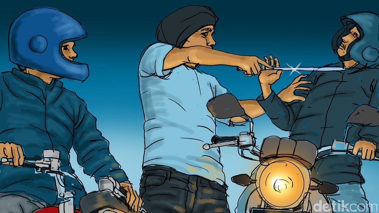 Motor Keyless Gagal Dibawa Kabur Gengster di Depok Setelah Ditinggal Pelaku