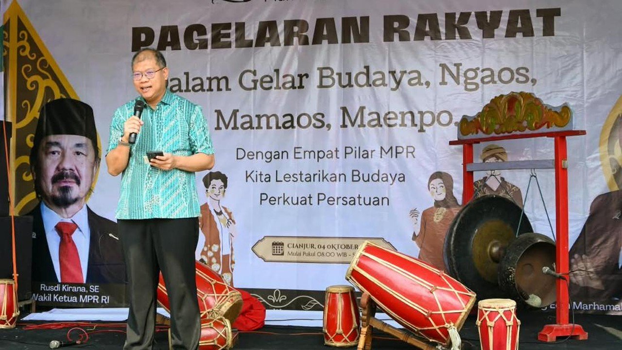 MPR Ajak Anak Muda Cianjur Lestarikan Budaya Lewat Filosofi Ngaos, Mamaos, Maenpo