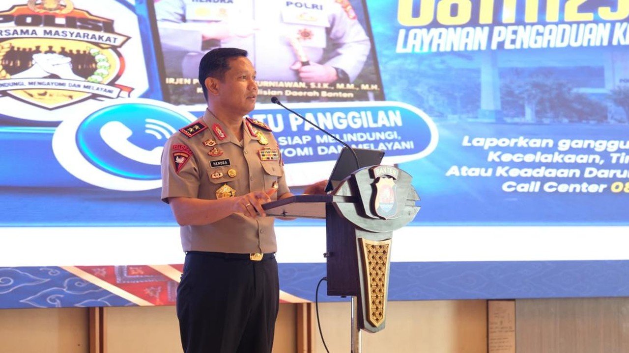 Nomor Pribadi Kapolda Banten Tersedia untuk Aduan Langsung Warga
