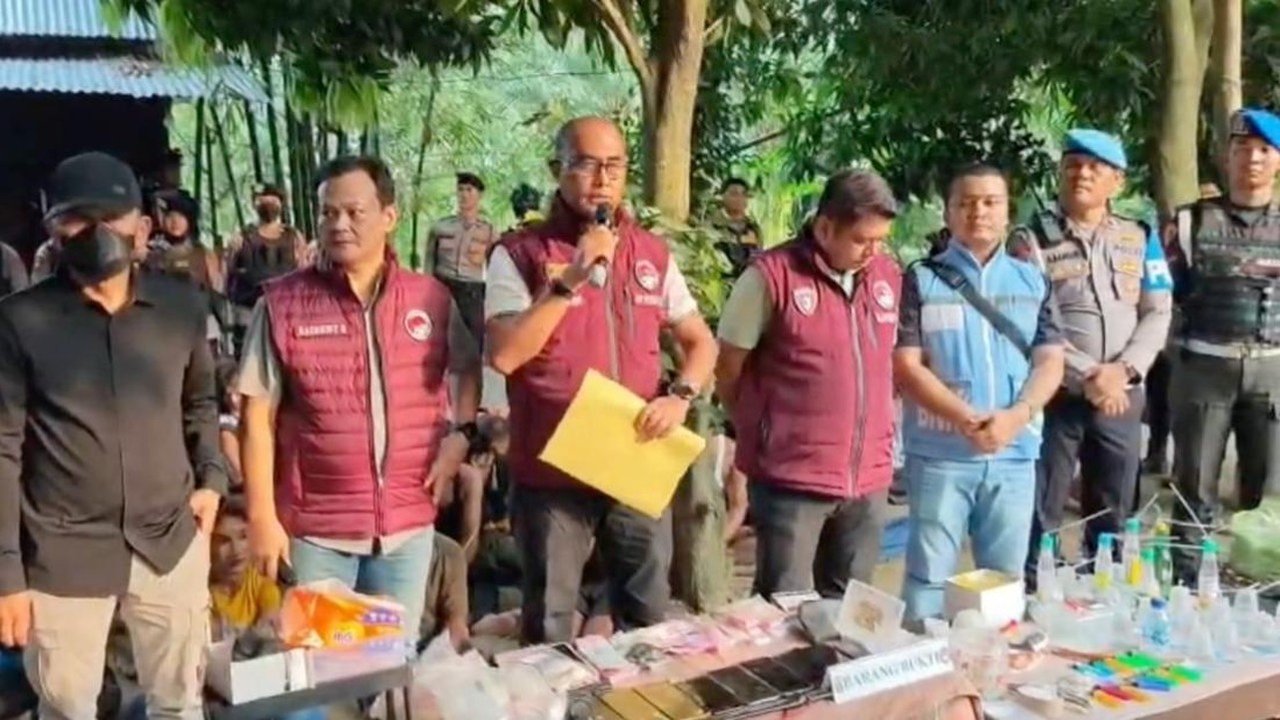 Penggerebekan Sarang Narkoba di Medan: 37 Orang Diamankan, 27 Positif