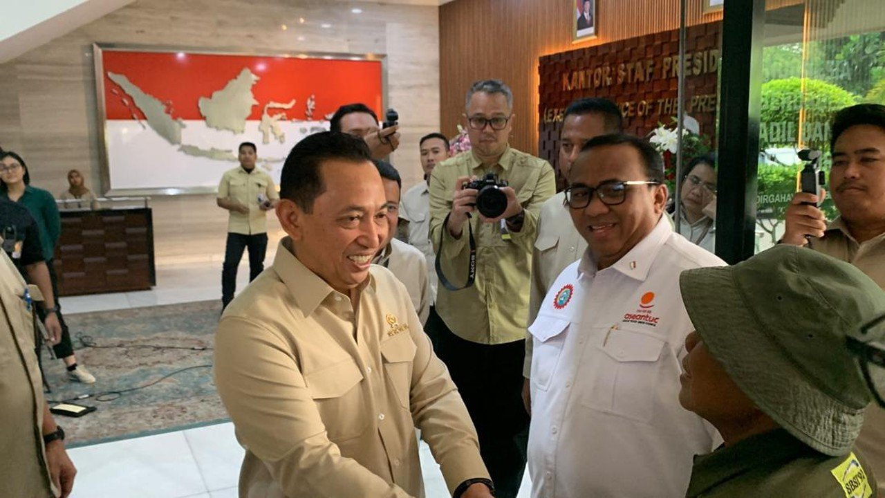Perwakilan Buruh Audiensi dengan Jenderal Sigit di KSP Pasca Demo DPR