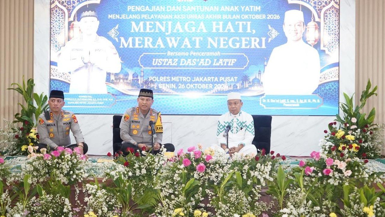 Polres Jakpus Gelar Doa Bersama dan Santunan Anak Yatim untuk Kedamaian Jakarta