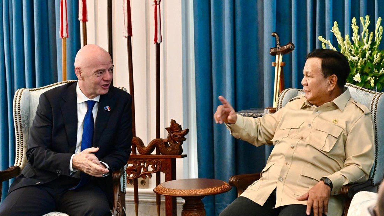 Prabowo dan Presiden FIFA Bahas Investasi Sepak Bola hingga Pengembangan Karakter