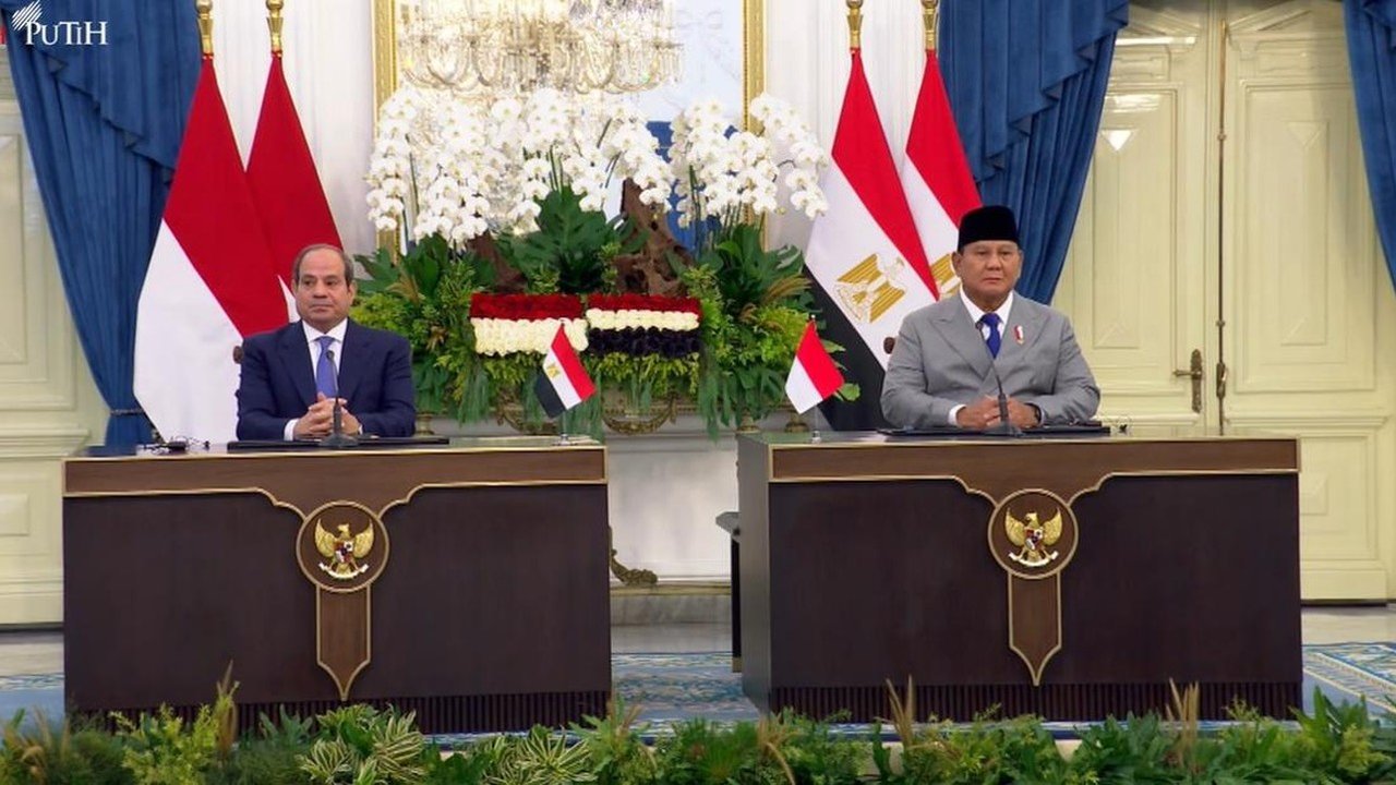 Prabowo dan Presiden Mesir Bersatu Kecam Permukiman Ilegal Israel
