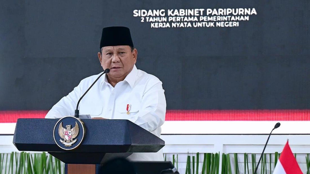 Prabowo Ingatkan Anggota Kabinet Pentingnya Cek Kesehatan Rutin Pasca Ada yang Dirawat