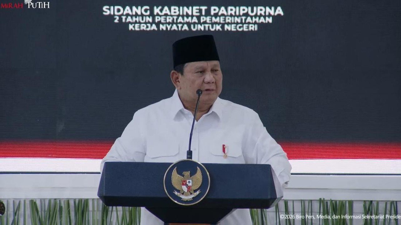 Prabowo: Kabinet Masih Babak Pertama, Pemain Cadangan Siap Diturunkan