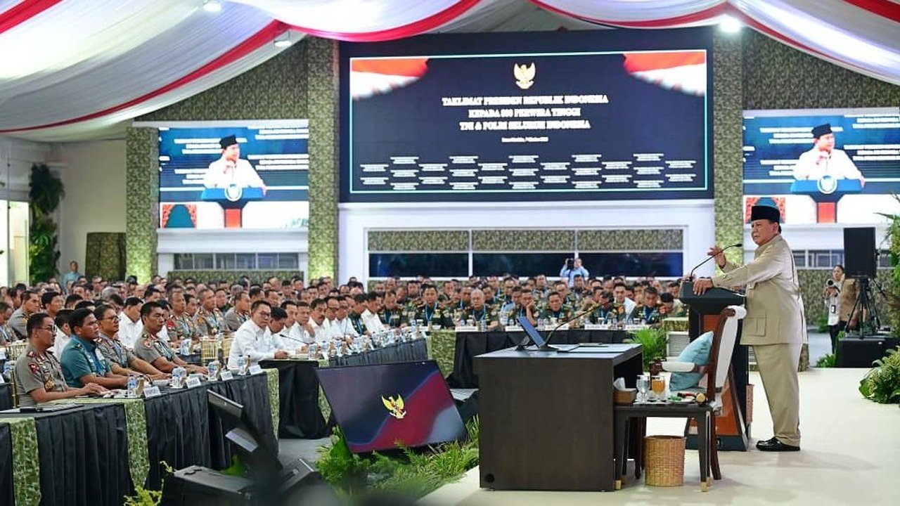 Prabowo Kumpulkan Ratusan Pati TNI-Polri, Ungkap Alasan Strategis