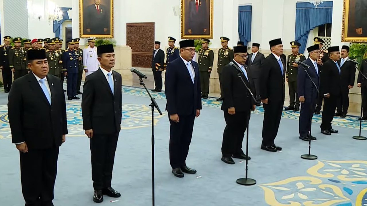 Prabowo Lantik Sejumlah Pejabat Baru, Ini Daftar Lengkapnya