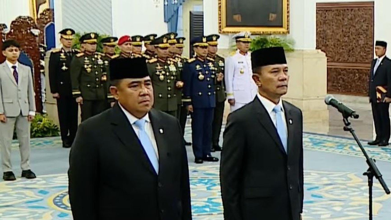 Prabowo Lantik Yusuf Jauhari dan Richard Tampubolon sebagai Wamenhan Baru