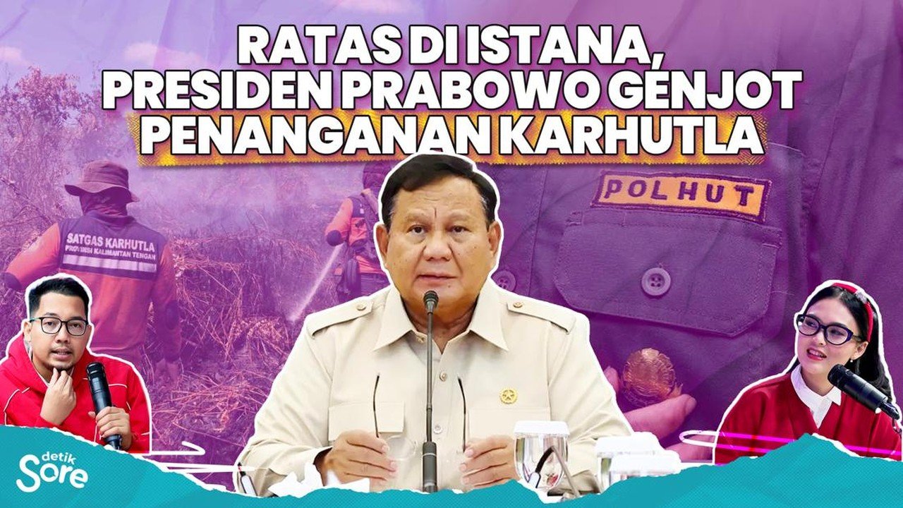 Prabowo Pimpin Rapat Atasi Karhutla: Fokus Pemadaman Darat dan Udara, Wacana Bencana Nasional Mencuat