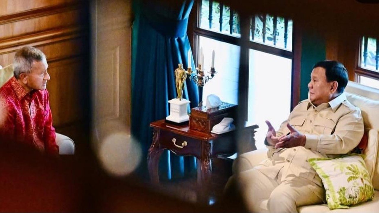 Prabowo Terima Menlu Singapura di Hambalang, Bahas Kerja Sama Lintas Negara