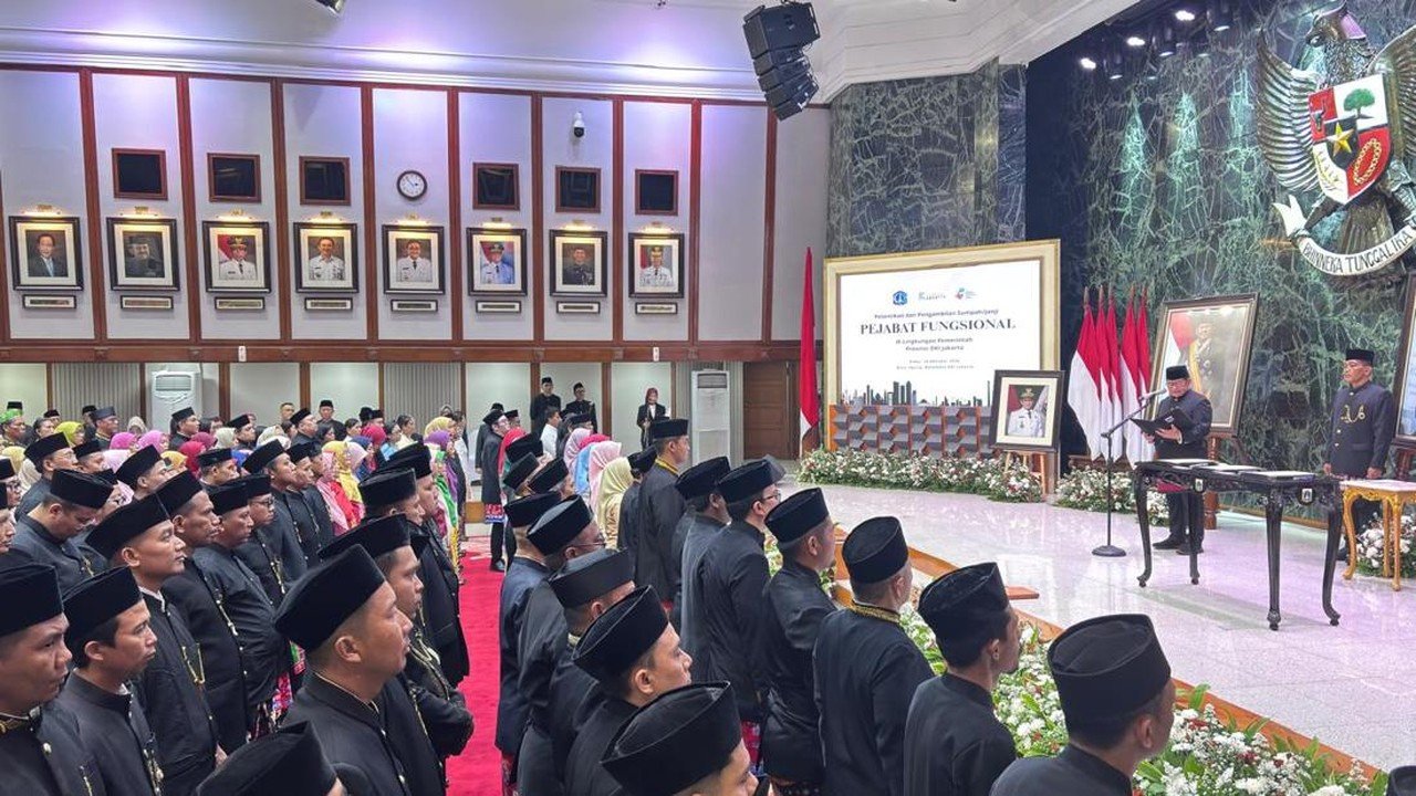 Pramono Anung Lantik 368 Pejabat Fungsional Pemprov DKI, Fokus Tingkatkan Kualitas Pendidikan