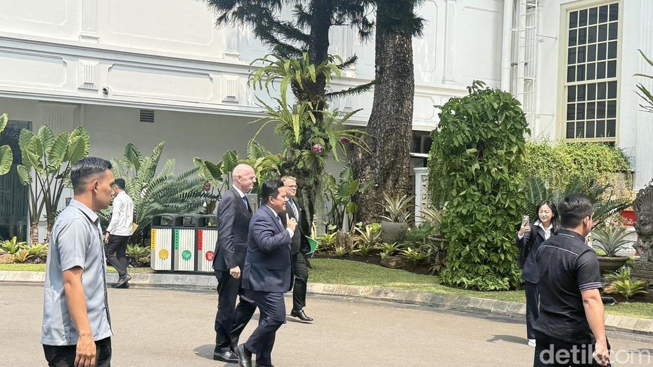 Presiden FIFA dan Erick Thohir Temui Prabowo Bahas Kesuksesan ASEAN Cup