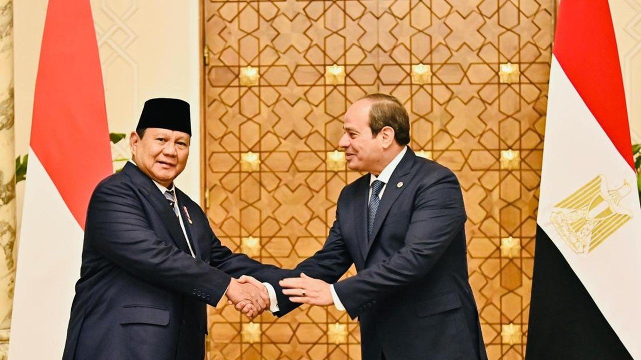 Presiden Mesir El-Sisi Tiba di Jakarta untuk Pertemuan Kenegaraan dengan Prabowo