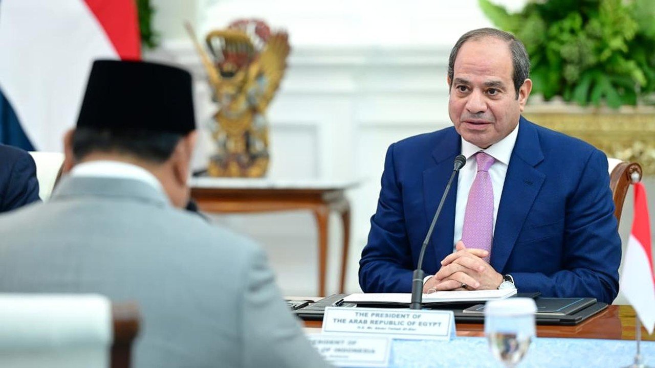 Presiden Mesir Puji Komitmen Indonesia untuk Palestina di Forum Board of Peace