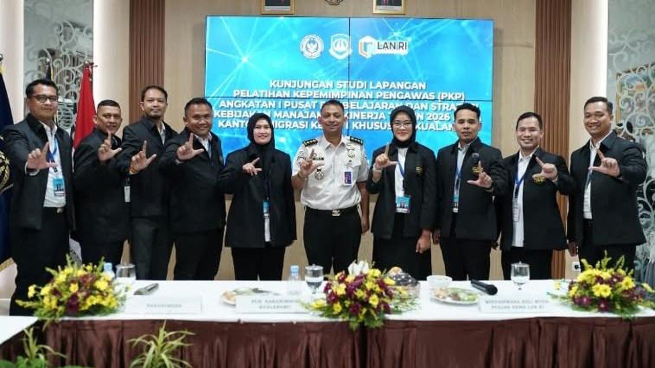 Pusajar LAN Aceh Pelajari Inovasi Layanan Digital Imigrasi Kualanamu