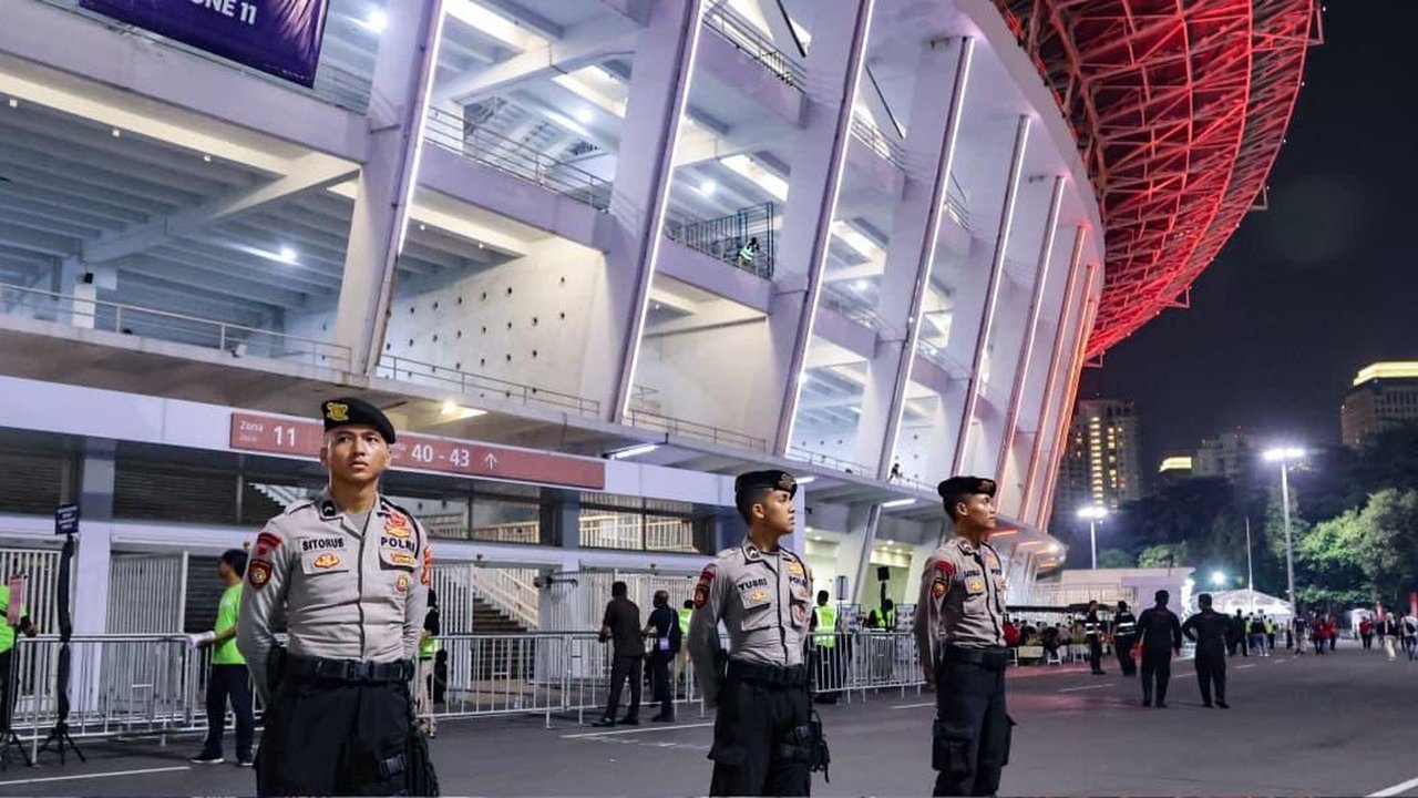 Ribuan Personel Polda Metro Jaya Siaga Amankan Laga Vietnam vs Pakistan di GBK