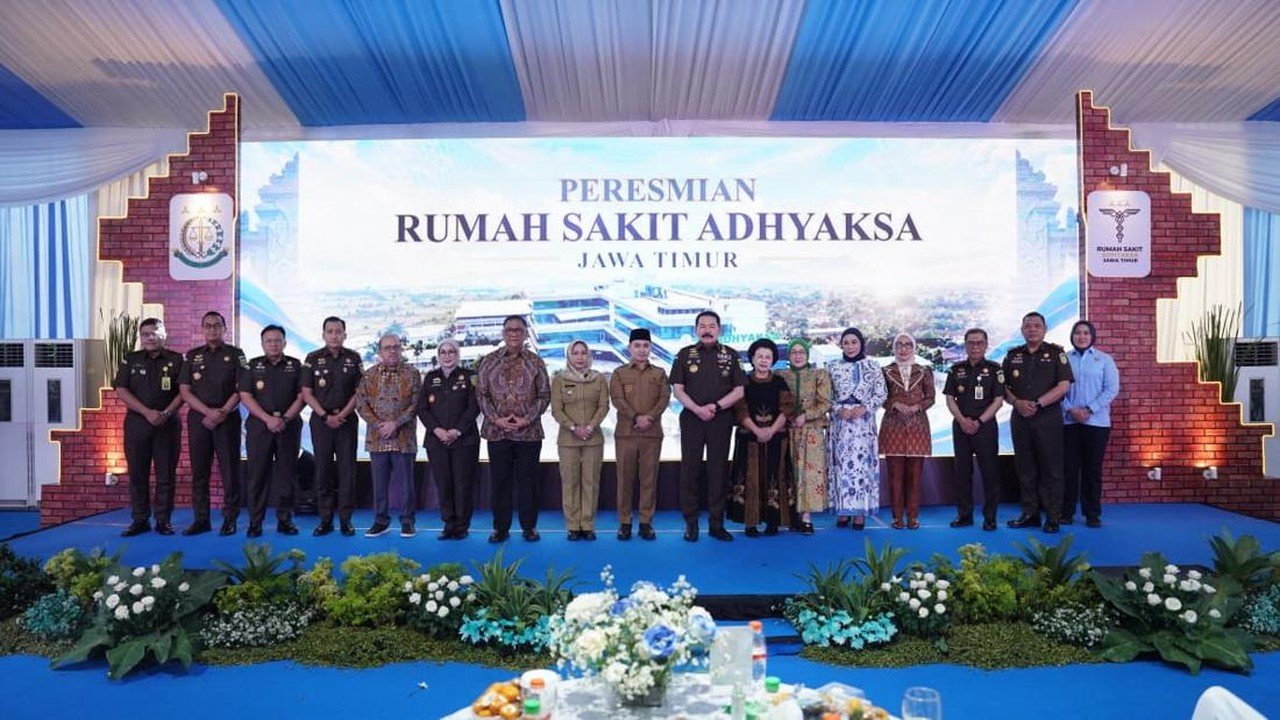 RS Adhyaksa Jawa Timur Diresmikan, Jaksa Agung Pastikan Layanan untuk Seluruh Masyarakat